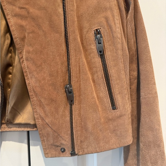 Blank NYC SL8 Moto Suede Biker Jacket Size Small - Picture 5 of 12